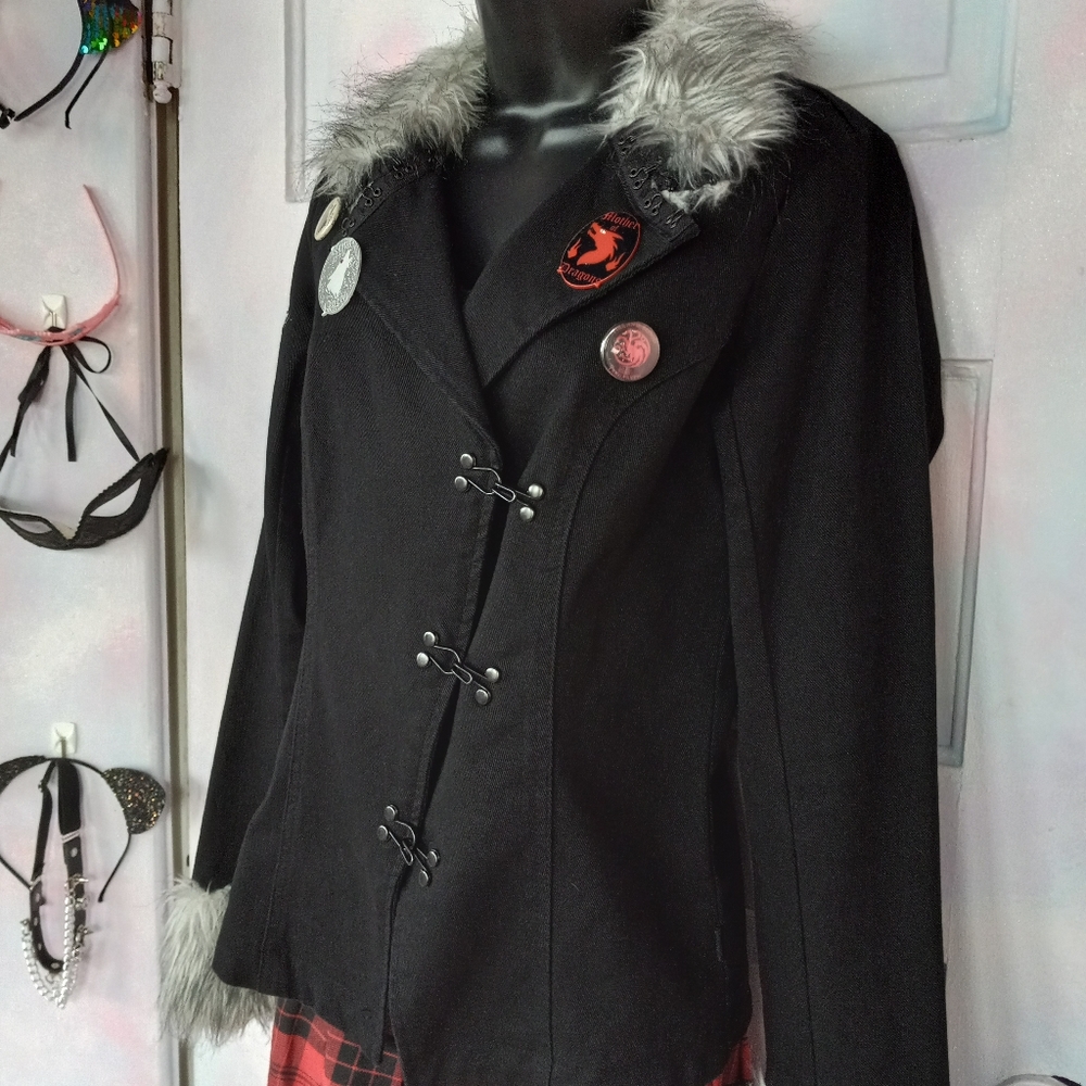 Fire & Ice- custom GoT themed RAGE ร Tripp NYC jacket- PRICE FIRM! - Picture 11 of 16